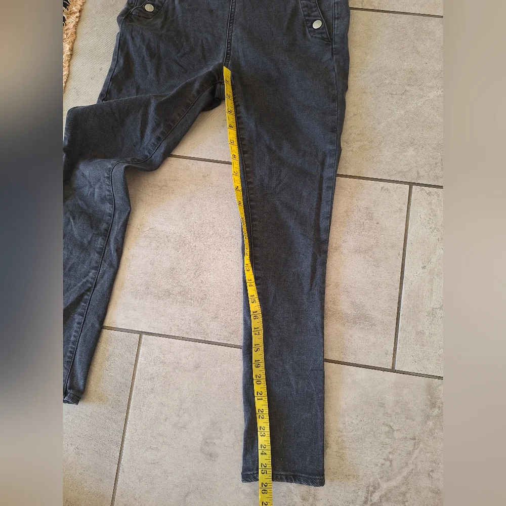 Rag & Bone Penton Pant in Black skinny jeans Snap buttoned frontal flap size 27 - Picture 7 of 7